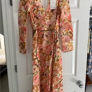 Zimmermann Floral Long Sleeve Dress